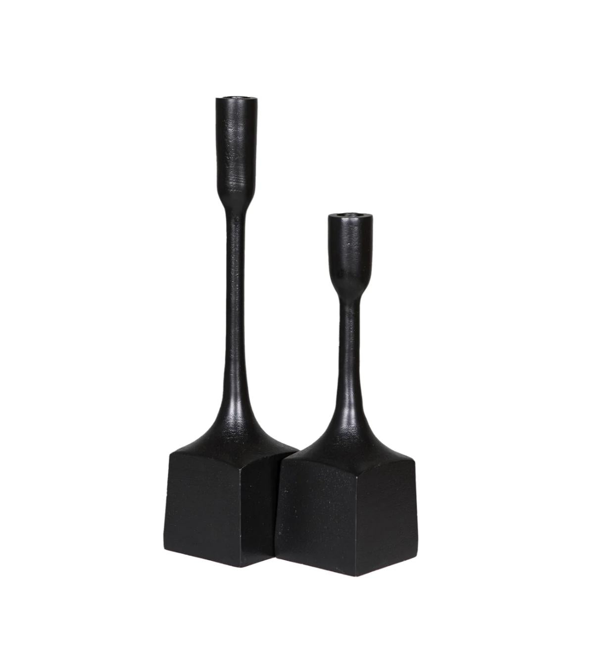Sam Candle Stand Black Set