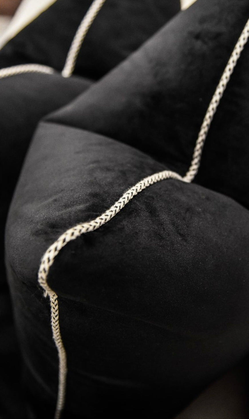 Provence Black Cushion