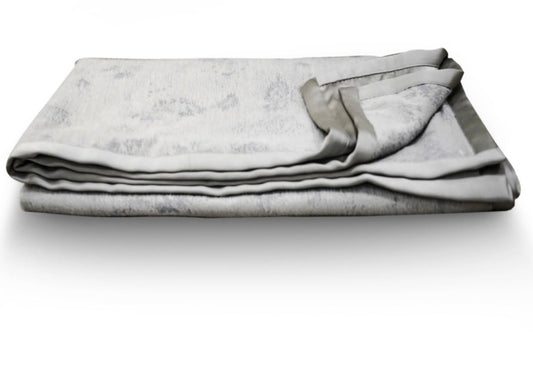 Luxurious Textured Grey Throw