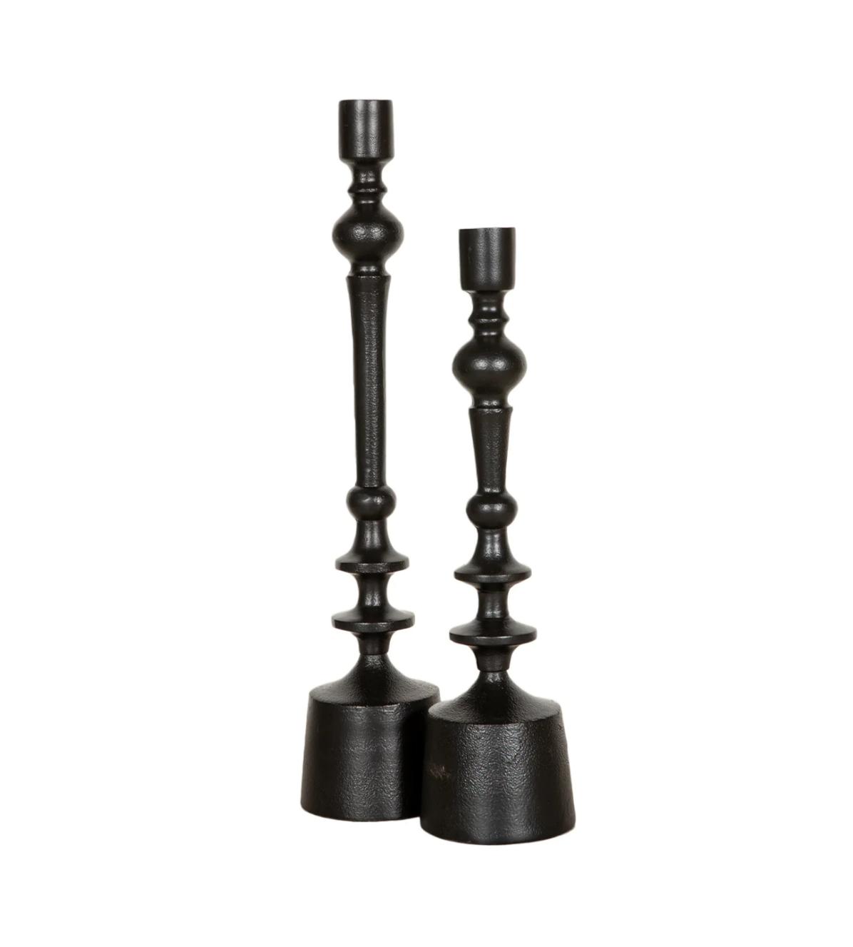 Hudson Candle Stand Black Set