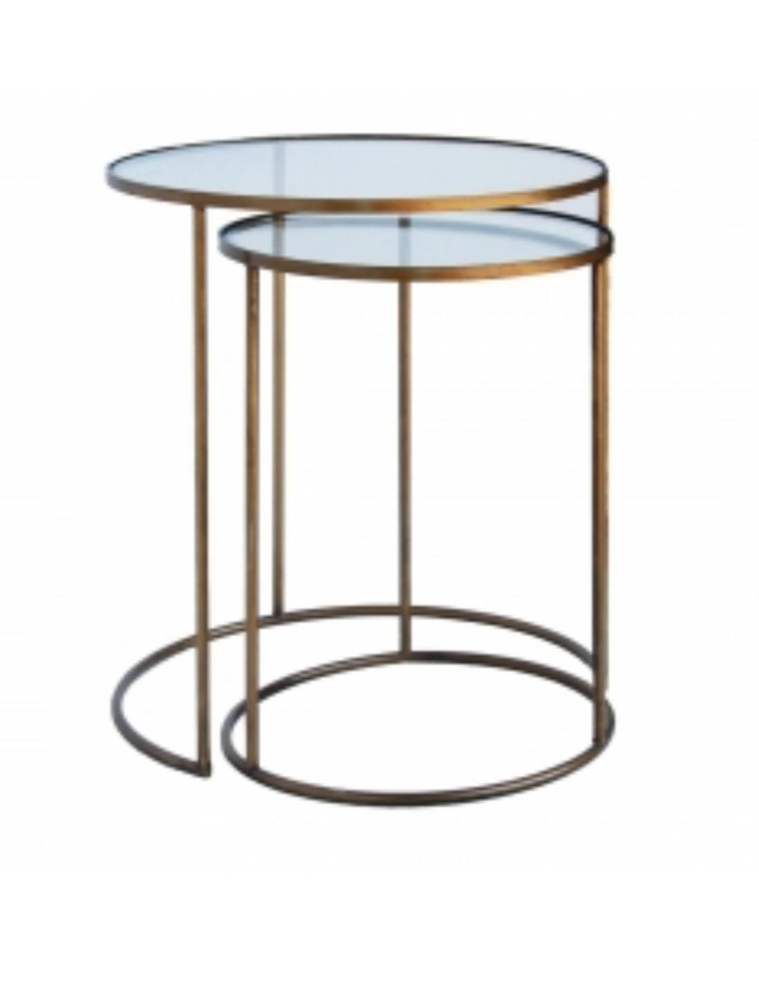 Gold Nesting Table Set
