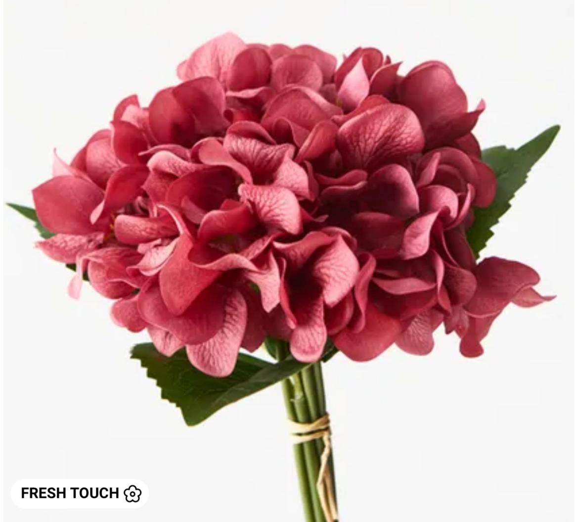 Hydrangea Bouquet Burgundy